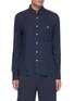 Main View - Click To Enlarge - RAG & BONE - 'Fit 2 Levine' Reverse Patch Pocket Linen Shirt
