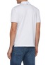 Back View - Click To Enlarge - RAG & BONE - Buttoned Collar Detail Cotton Polo Shirt
