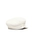 Figure View - Click To Enlarge - MAISON MICHEL - Leather Ribbon Bulky Corduroy New Abbey Velvet Sailor Cap