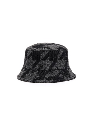 Main View - Click To Enlarge - MAISON MICHEL - Axel Pied De Poulle Tweed Bucket Hat in Wool