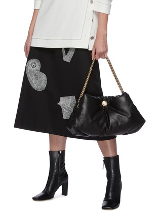 Figure View - Click To Enlarge - PROENZA SCHOULER - 'Tobo' Snap Closure Padded Leather Shoulder Bag