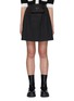 Main View - Click To Enlarge - PRADA - Knee Length Plaid Skirt With Big Pocket