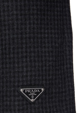  - PRADA - Checked Wool Shorts