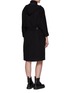 Back View - Click To Enlarge - PRADA - Re-Nylon Reversible Belted Hooded Coat