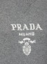  - PRADA - Logo Jacquard Turtleneck Cashmere Wool Blend Sweater