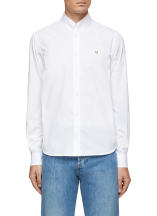 Main View - Click To Enlarge - MAISON KITSUNÉ - FOX HEAD EMBROIDERY CLASSIC SHIRT