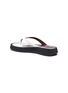  - STAUD - 'Tessa' croc-embossed leather platform thong sandals