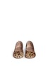 Figure View - Click To Enlarge - CHLOÉ - Scalloped edge leopard print pony hair flats