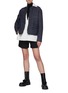 Figure View - Click To Enlarge - VALENTINO GARAVANI - Stud Buttoned Virgin Wool Blend Tweed Jacket