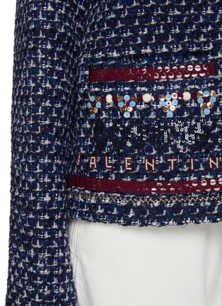  - VALENTINO GARAVANI - Contrast Trim Tweed Jacket