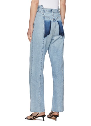 Back View - Click To Enlarge - AGOLDE - Displaced Waistband Wide Leg Jeans