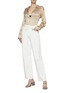Figure View - Click To Enlarge - AGOLDE - Displaced Waistband Bleached Wide Leg Jeans