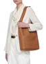 Figure View - Click To Enlarge - THE ROW - 'Bindle' leather bag