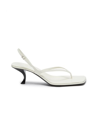Main View - Click To Enlarge - THE ROW - 'Constance' thong leather sandals