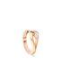 Main View - Click To Enlarge - REPOSSI - 'Serti Inversé' Diamond Rose Gold Earrings