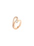 Main View - Click To Enlarge - REPOSSI - 'Serti Inversé' Diamond Rose Gold Ring