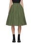 Main View - Click To Enlarge - ALEXANDER MCQUEEN - Gathered A-line midi skirt