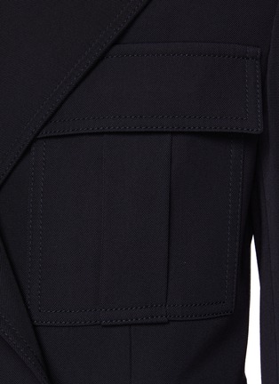  - ALEXANDER MCQUEEN - Double-breasted crop military jacket