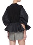 Back View - Click To Enlarge - ALEXANDER MCQUEEN - Gather sleeve flared hem sweatshirt