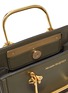 Detail View - Click To Enlarge - ALEXANDER MCQUEEN - 'The Short Story' Metal Handle Leather Tote
