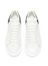 Detail View - Click To Enlarge - ALEXANDER MCQUEEN - Oversized Leather Sneakers