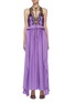 Main View - Click To Enlarge - VICTORIA BECKHAM - Lace neck cami maxi dress