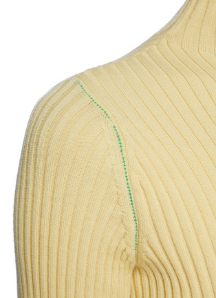  - BOTTEGA VENETA - Cut Out Detail Mock Neck Wool Sweater