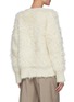 Back View - Click To Enlarge - BOTTEGA VENETA - V-neck Alpaca Blend Flurry Sweater