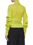 Back View - Click To Enlarge - BOTTEGA VENETA - Semi Transparent Silk Turtleneck Sweater