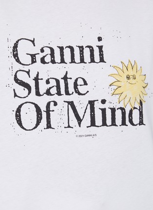  - GANNI - Graphic Print Organic Cotton T-shirt