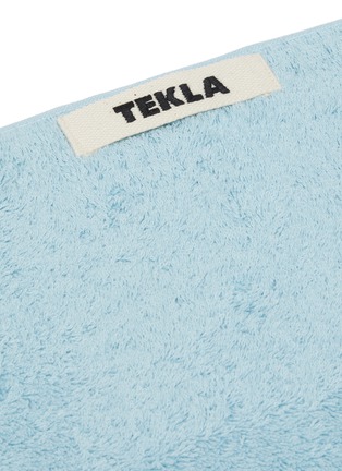 Detail View - Click To Enlarge - TEKLA - Organic cotton bath sheet – Aqua
