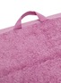 Detail View - Click To Enlarge - TEKLA - Organic cotton washcloth – Magenta