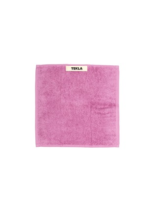 Main View - Click To Enlarge - TEKLA - Organic cotton washcloth – Magenta