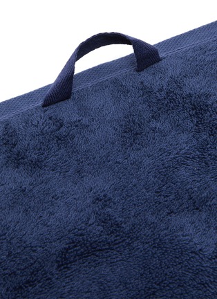 Detail View - Click To Enlarge - TEKLA - Organic cotton washcloth – Dark Navy