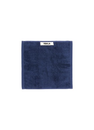 Main View - Click To Enlarge - TEKLA - Organic cotton washcloth – Dark Navy