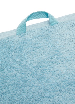 Detail View - Click To Enlarge - TEKLA - Organic cotton guest towel – Aqua