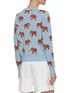 Back View - Click To Enlarge - VICTORIA, VICTORIA BECKHAM - Elephant Intarsia Merino Wool Sweater