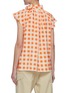 Back View - Click To Enlarge - VICTORIA, VICTORIA BECKHAM - Gingham Check Bow Detail Blouse
