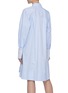 Back View - Click To Enlarge - VICTORIA, VICTORIA BECKHAM - Stripe Panel Cotton Shirt Dress