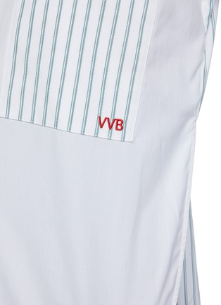  - VICTORIA, VICTORIA BECKHAM - Colourblock Panel Stripe Shirt