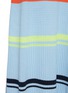 Detail View - Click To Enlarge - VICTORIA, VICTORIA BECKHAM - Contrast Double Stripe Rib Knit Midi Skirt