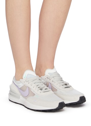 Figure View - Click To Enlarge - NIKE - 'Waffle One' Mesh Upper Sneakers