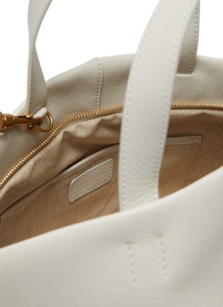 Detail View - Click To Enlarge - MANSUR GAVRIEL - 'Tulipano' Top Handle Leather Satchel