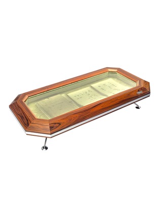  - HERVET MANUFACTURIER - Mirage mirror rosewood jewellery box coffee table