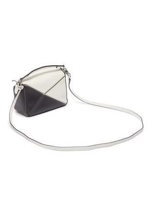 Detail View - Click To Enlarge - LOEWE - Puzzle' geometric panel mini leather bag