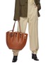 Figure View - Click To Enlarge - LOEWE - 'Shell' scallop hem small leather tote