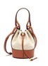 Main View - Click To Enlarge - LOEWE - Balloon' anagram print small panelled leather bag