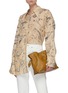 Figure View - Click To Enlarge - LOEWE - Flamenco' leather clutch
