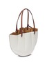 Detail View - Click To Enlarge - LOEWE - 'Shell' scallop hem small leather tote
