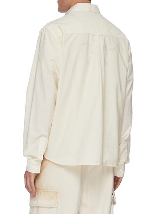 Back View - Click To Enlarge - JACQUEMUS - EMBROIDERED LOGO SIGNATURE CHEST POCKET BLOUSON